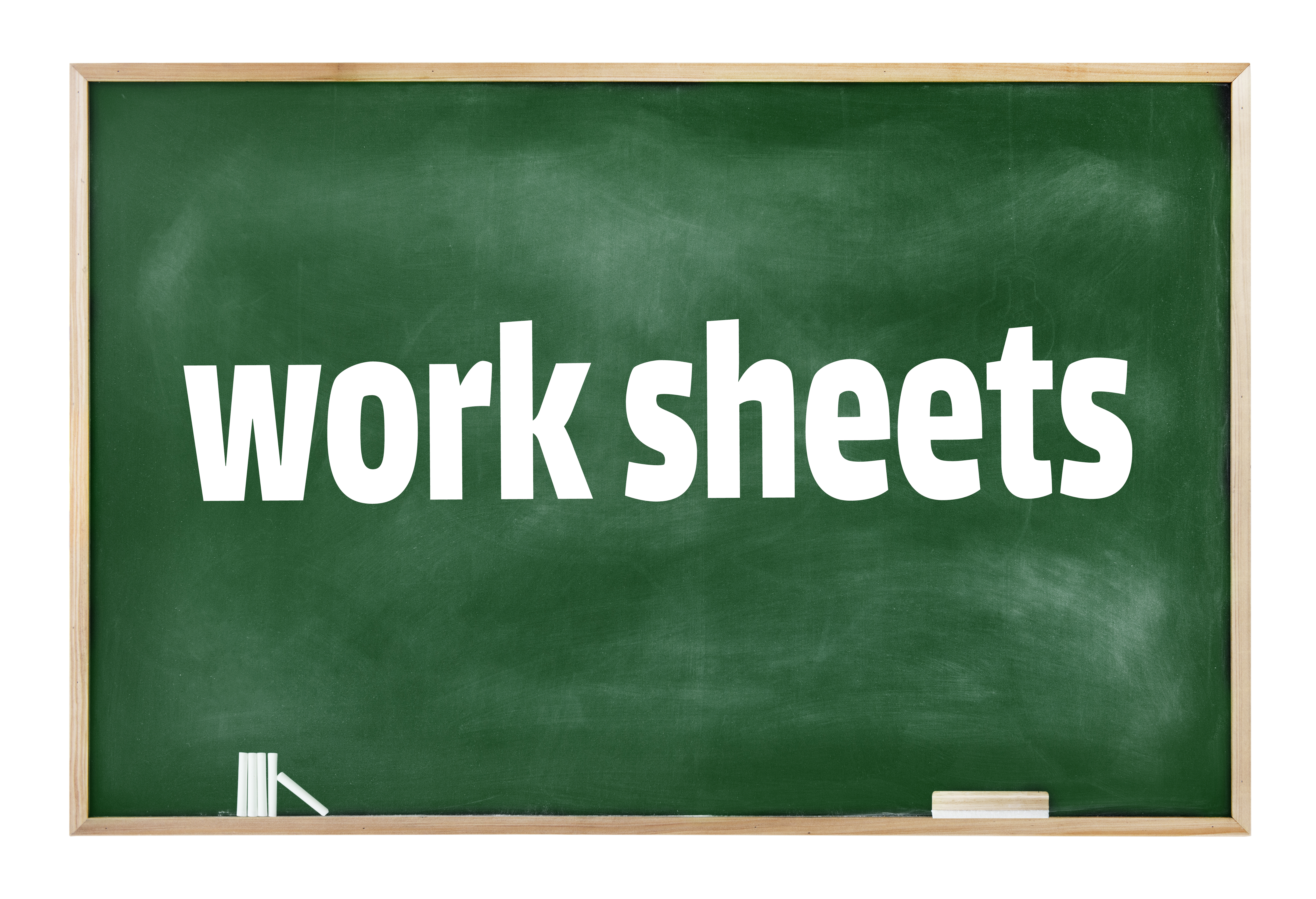 work-sheets